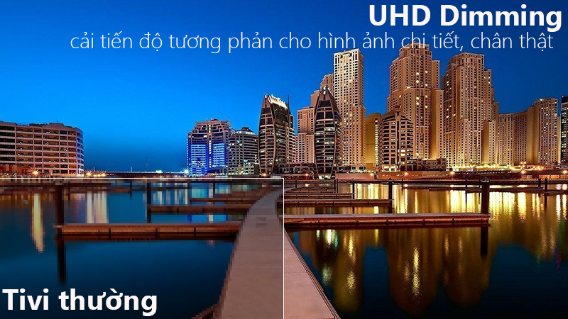 công nghệ UHD Dimming Smart Tivi Samsung 4K 65 inch UA65NU7100