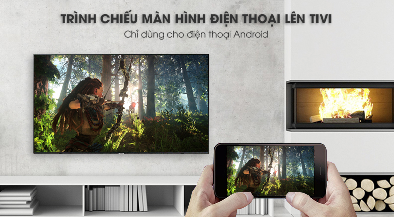 ứng dụng Screen Mirroring Tivi Samsung 4K 65 inch UA65NU7100