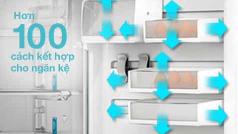 Hệ thống khử mùi FreshTaste với tủ lạnh EBB3200MG XVN 