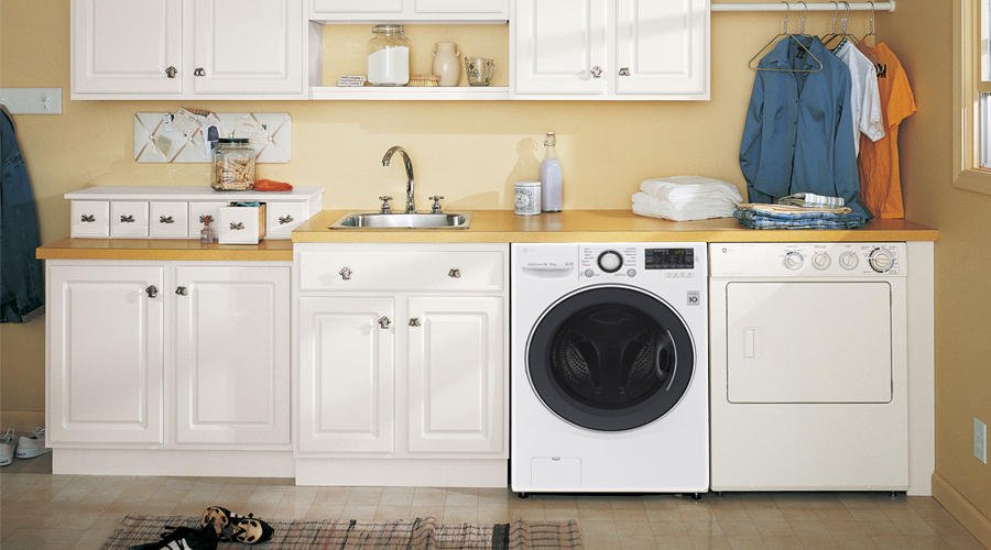 Thiết kế lý tưởng với máy giặt cửa trước với máy giặt LG F2514DTGW 14Kg
