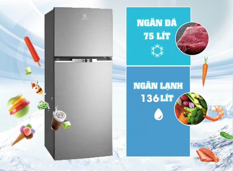 Sang trọng và đẳng cấp với tủ lạnh Electrolux ETB2100MG