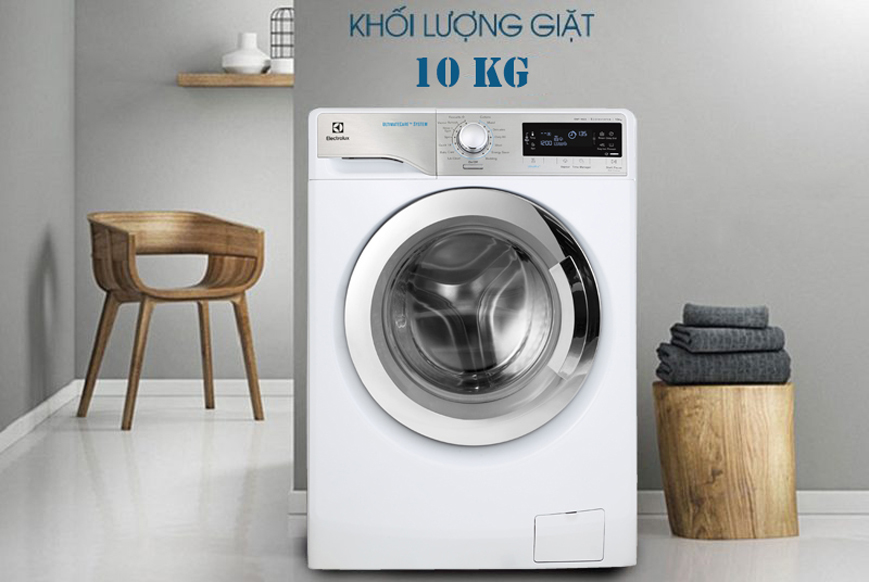 Khối lượng giặt lớn cùng đa chương trình giặt với máy giặt EWF14023 10 Kg