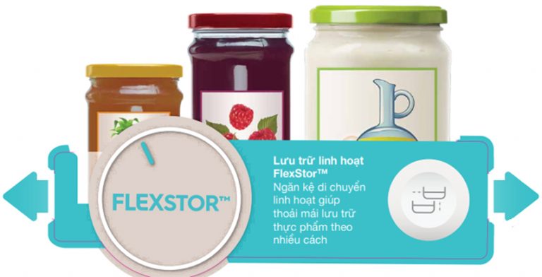 Dễ dàng lưu trữ thực phẩm với FlexStor