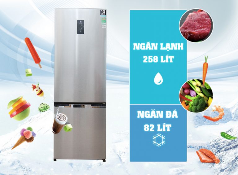 Tủ lạnh Electrolux EBE3500AG thiết kế hiện đại và tinh xảo