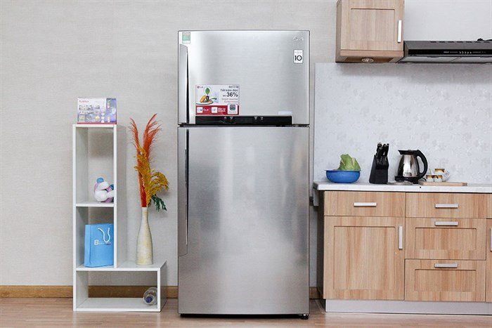 Thiết kế tinh tế, trang nhã, hiện đại với tủ lạnh LG GR – L702S 490 lít
