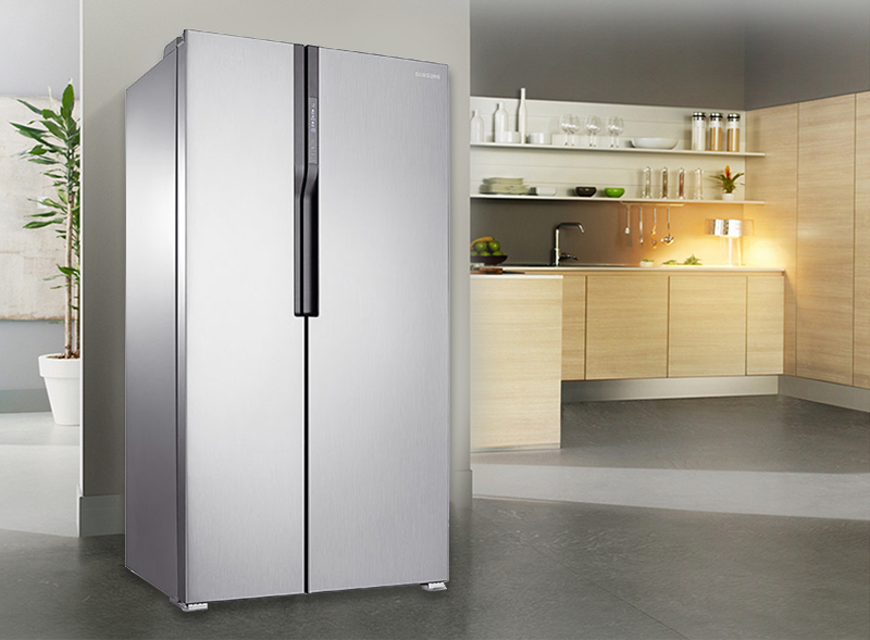 Kiểu dáng hiện đại, phong cách thời thượng của tủ lạnh Samsung 548 lít RS552 NRUASL/SV