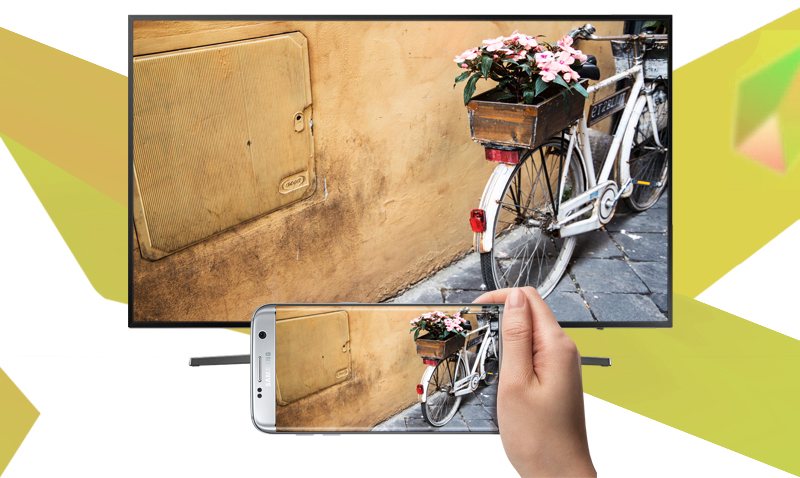 Chia sẻ màn hình điện thoại lên Smart tivi samsung