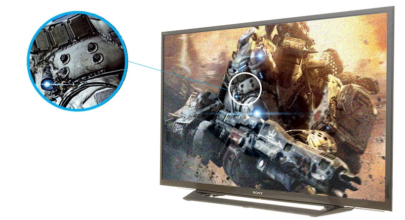 Công nghệ X-Reality PRO trên tivi 32 inch (nguồn ảnh: internet)