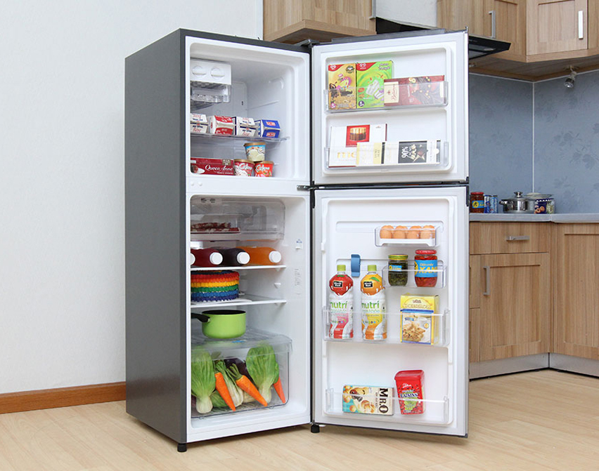 Tủ lạnh Electrolux ETB2602MG có tổng dung tích sử dụng 267 lít