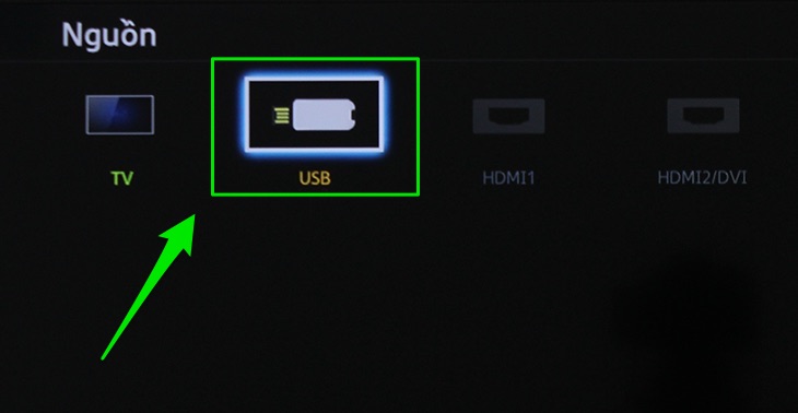 Thao tác liên kết USB với truyền ảnh thường