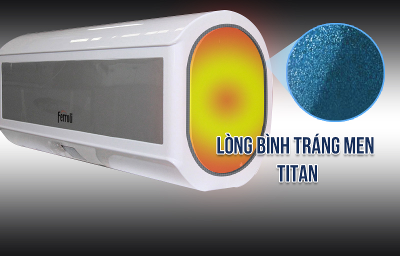 Lớp tráng bảo vệ bình tối ưu với lớp men Titan