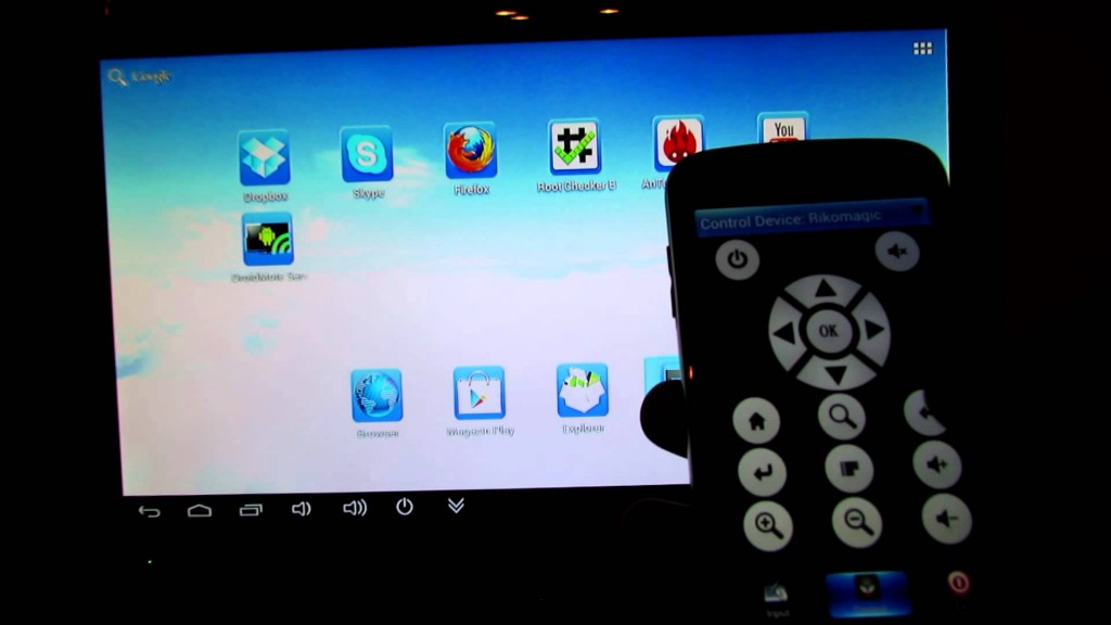 Điều khiển tivi bằng các ứng dụng phần mềm điện thoại 