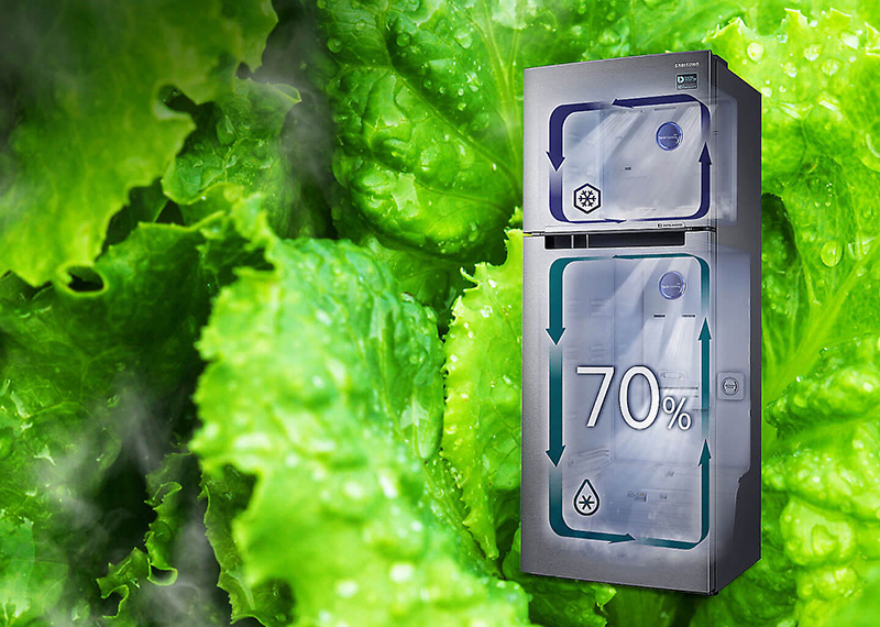 Thực phẩm được bảo quản trong môi trường lý tưởng với tủ lạnh Inverter RT32K5932S8/sv