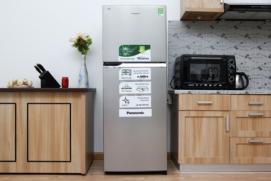 Tủ lạnh Panasonic NR-BL268PSVN thiết kế kiểu dáng sang trọng và hiện đại