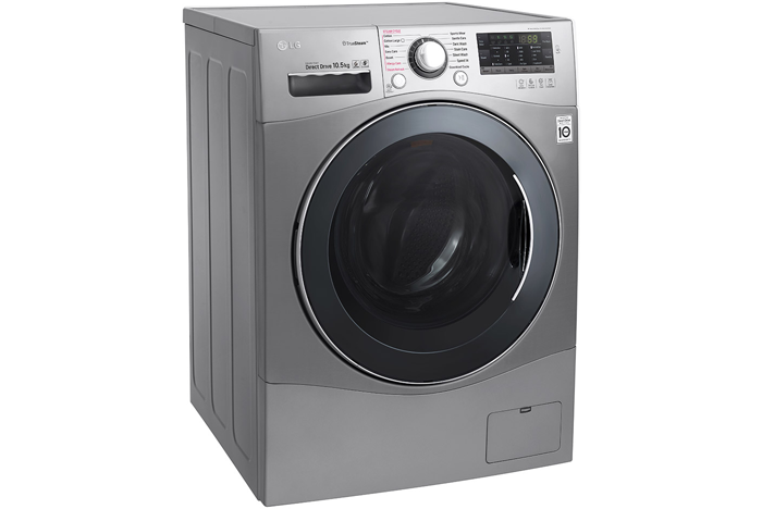 Máy giặt 10.5 Kg LG F1450SPRE sở hữu thiết kế đơn giản và gọn gàng