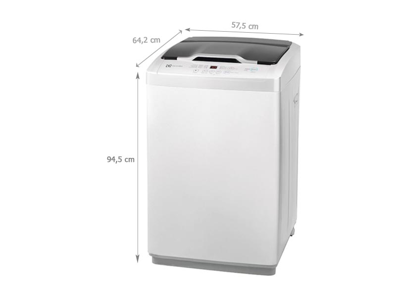 Kích thước kỹ thuật của máy giặt lồng đứng Electrolux EWT8541EU