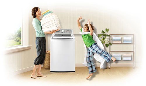 Máy giặt đáp ứng tối đa nhu cầu sử dụng của khách hàng