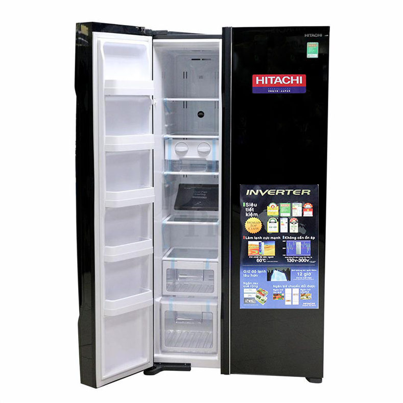  Tủ lạnh Hitachi R-S700PGV2 (GBK) 605L với thiết kế bắt mắt