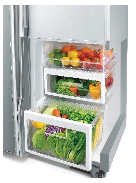 Tủ lạnh với thiết kế ngăn đựng thông minh