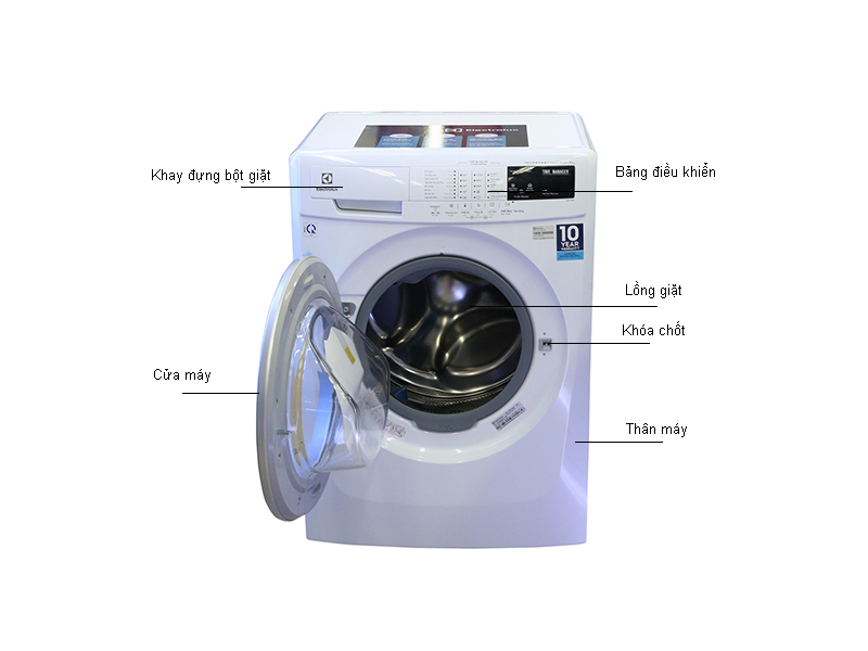  Thông số kỹ thuật của máy giặt 8 kg Electrolux EWF10844