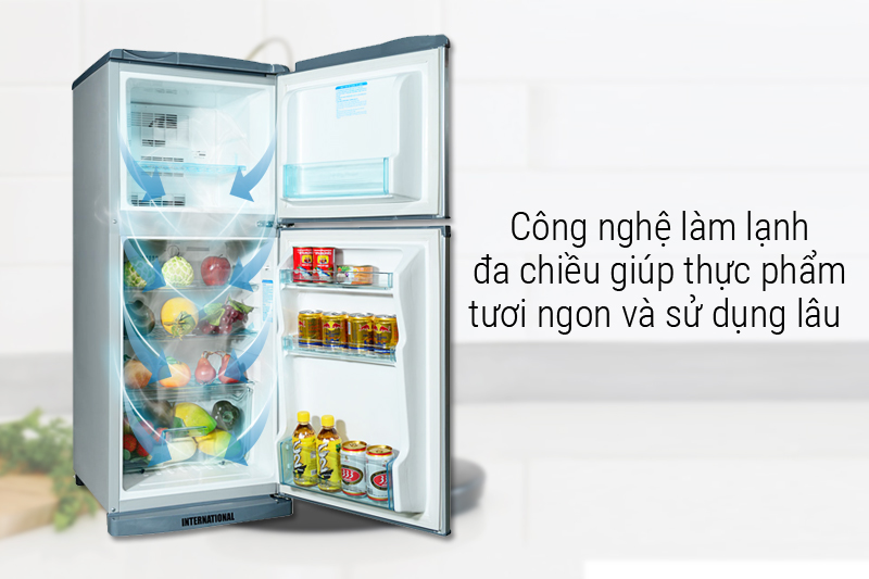 Thiết kế bên trong và công nghệ làm lạnh đa chiều của tủ giữ thực phẩm tươi ngon lâu hơn bao giờ hết
