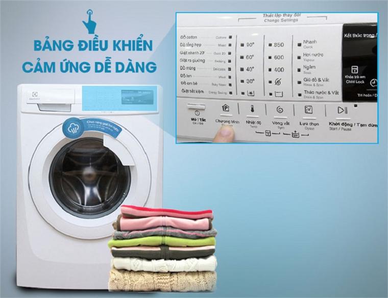 Máy giặt Electrolux tích hợp bảng điều khiển thông minh