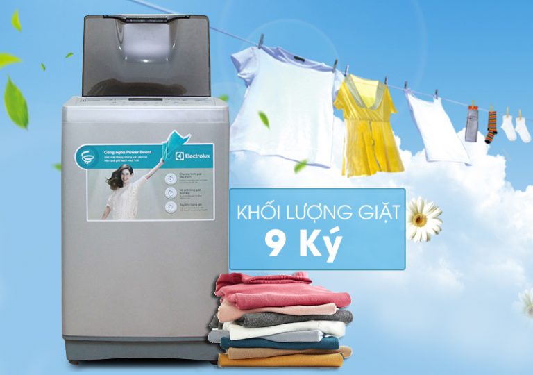 Máy giặt Electrolux có khối lượng giặt thoải mái