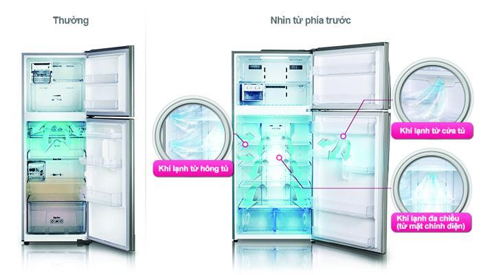 Tủ lạnh Electrolux trang bị công nghệ làm lạnh đa chiều