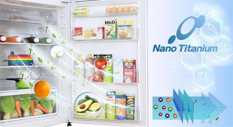  Hệ thống khử mùi Nano Titanium giúp thực phẩm luôn được bảo quản tươi ngon