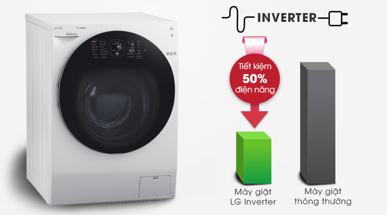 Máy giặt Inverter - Máy giặt LG Inverter 10.5 kg FG1405S3W