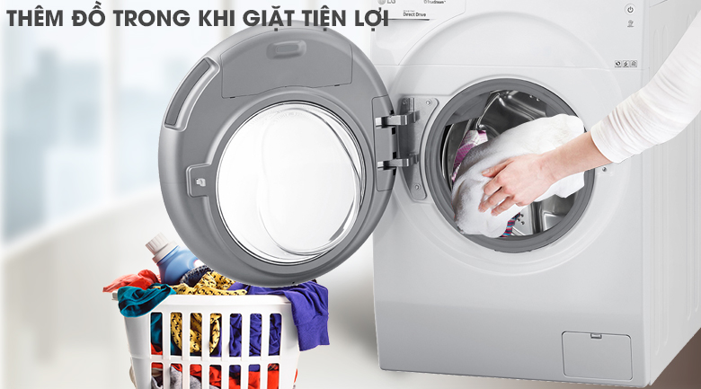 Tính năng Add Item - Máy giặt LG Inverter 10.5 kg FG1405S3W