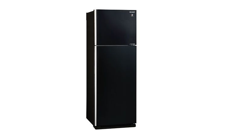 Tủ lạnh Sharp Inverter 394 lít SJ-XP435PG-BK có thiết kế mặt gương quyến rũ, sang trọng