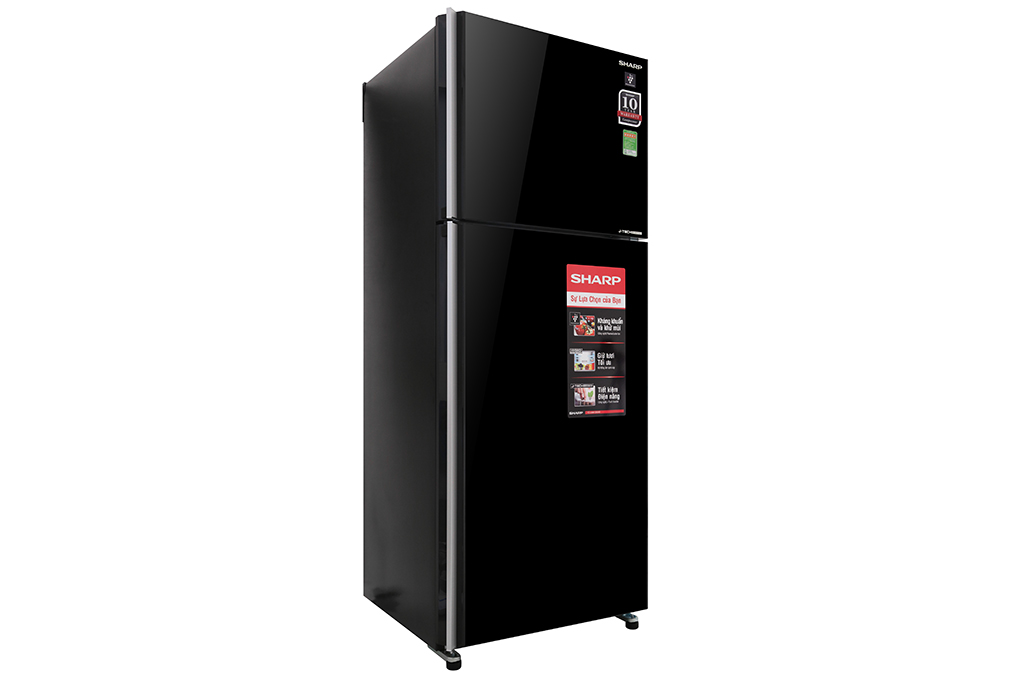 Tủ lạnh Sharp Inverter 364 lít SJ-XP405PG-BK – Thiết kế mặt gương sang trọng