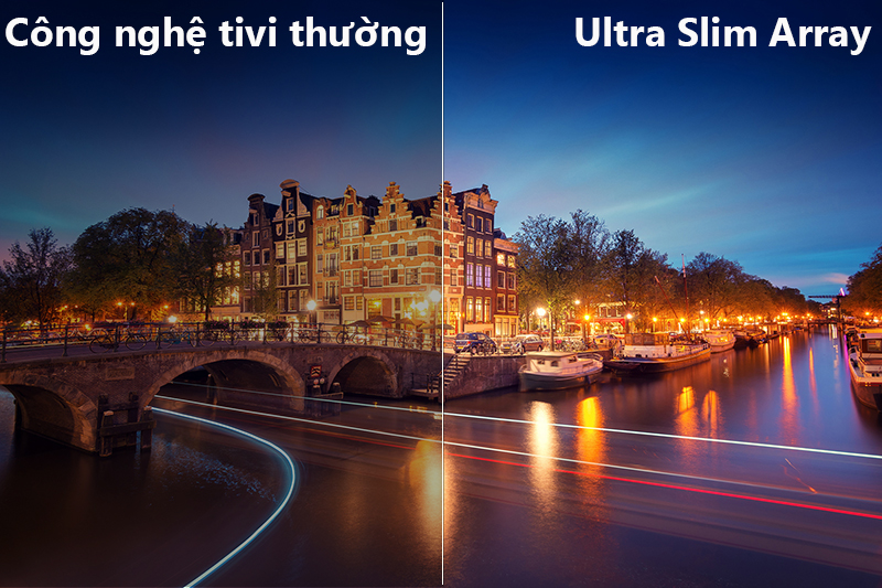 công nghệ ultrar slim aray Smart Tivi Samsung 4K 82 inch UA82NU8000