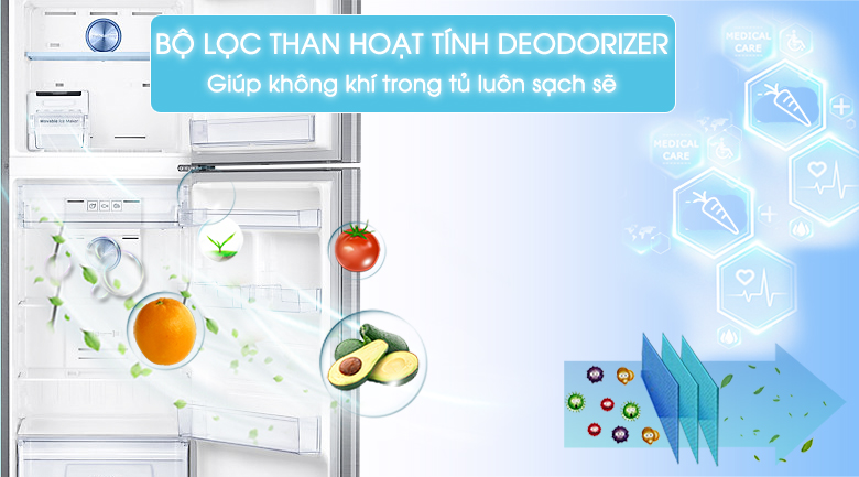 Bộ lọc Deodorizer - Tủ lạnh Samsung Inverter 320 lít RT32K5532S8/SV