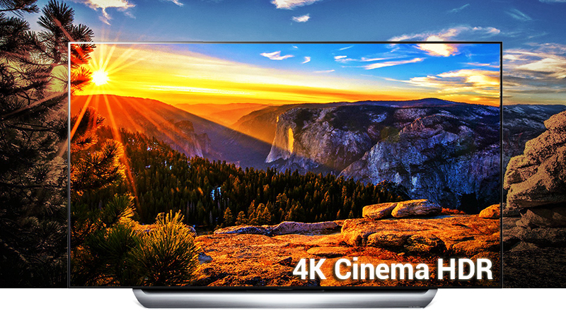 Công nghệ 4K Cinema HDR cho hình ảnh sống động, chân thực
