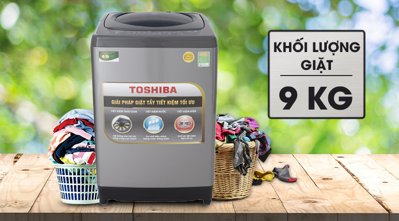 Công nghệ giặt cô đặc bằng bọt khí - Máy giặt Toshiba 9 Kg AW-H1000GV SB