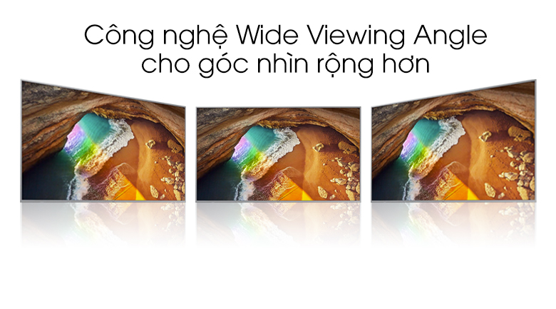 Smart Tivi QLED Samsung 4K 75 inch QA75Q65R - wide viewing angle