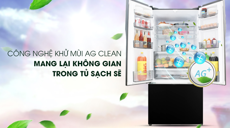 Công nghệ Ag Clean háng khuẩn, khử mùi mạnh mẽ - Tủ lạnh Panasonic Inverter 491 lít NR-CY558GKV2