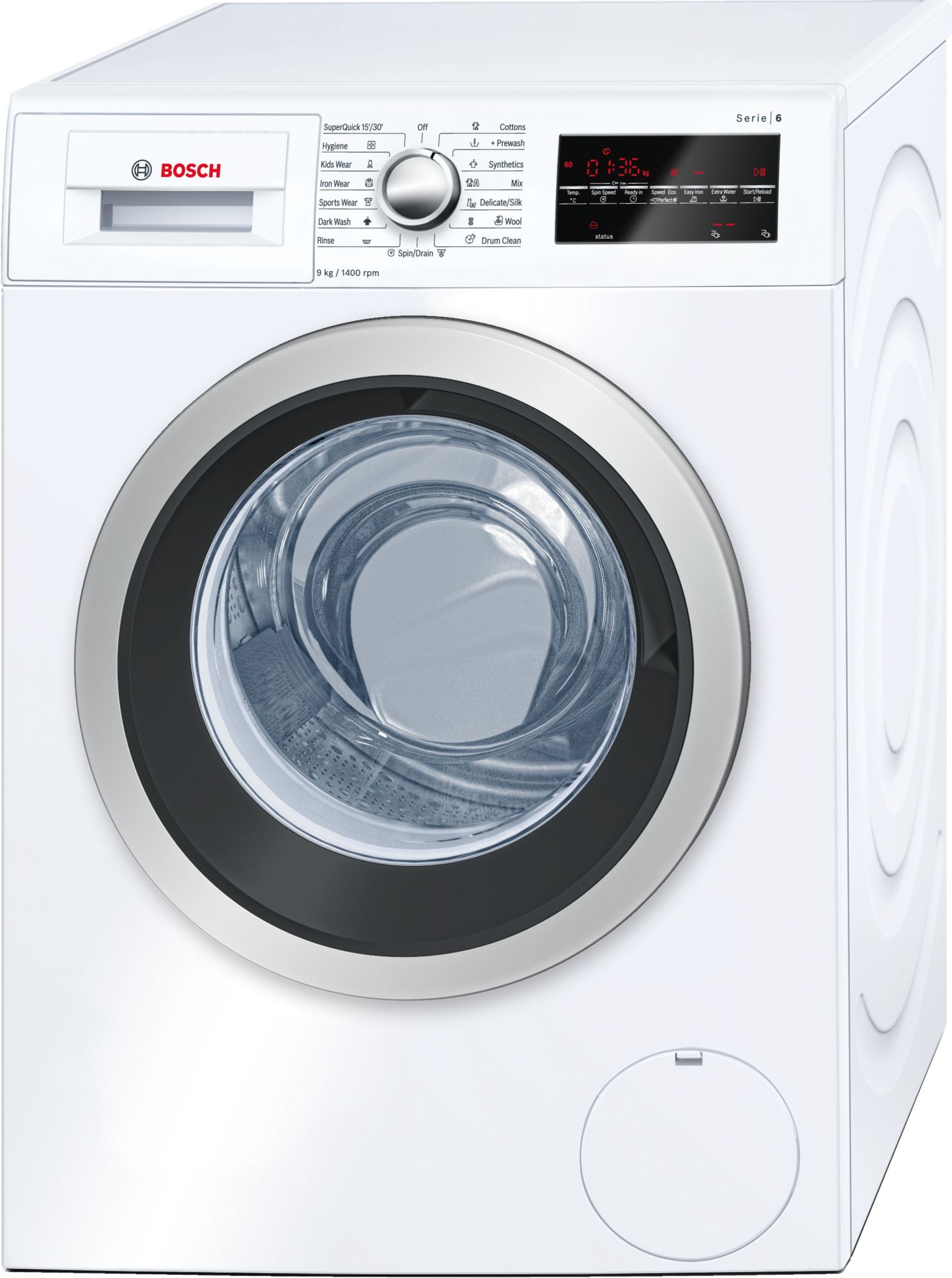 Máy giặt Bosch WAP28480SG 9KG, Seri 6