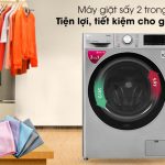 Máy giặt sấy LG Inverter 9 kg FV1409G4V - Máy giặt sấy 2 trong 1