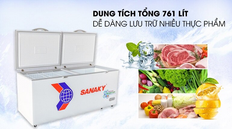 Sanaky Inverter 761 lít VH-8699HY3